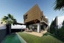 Plot with renovation project, for construction of a 3 bedroom villa and pool