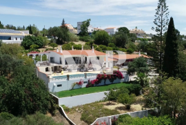 3 bedroom villa + 2 one bedroom flats for sale in Almancil with views over the countryside and the sea