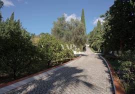 3 bedroom villa + 2 one bedroom flats for sale in Almancil with views over the countryside and the sea
