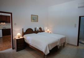 3 bedroom villa + 2 one bedroom flats for sale in Almancil with views over the countryside and the sea