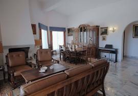 3 bedroom villa + 2 one bedroom flats for sale in Almancil with views over the countryside and the sea