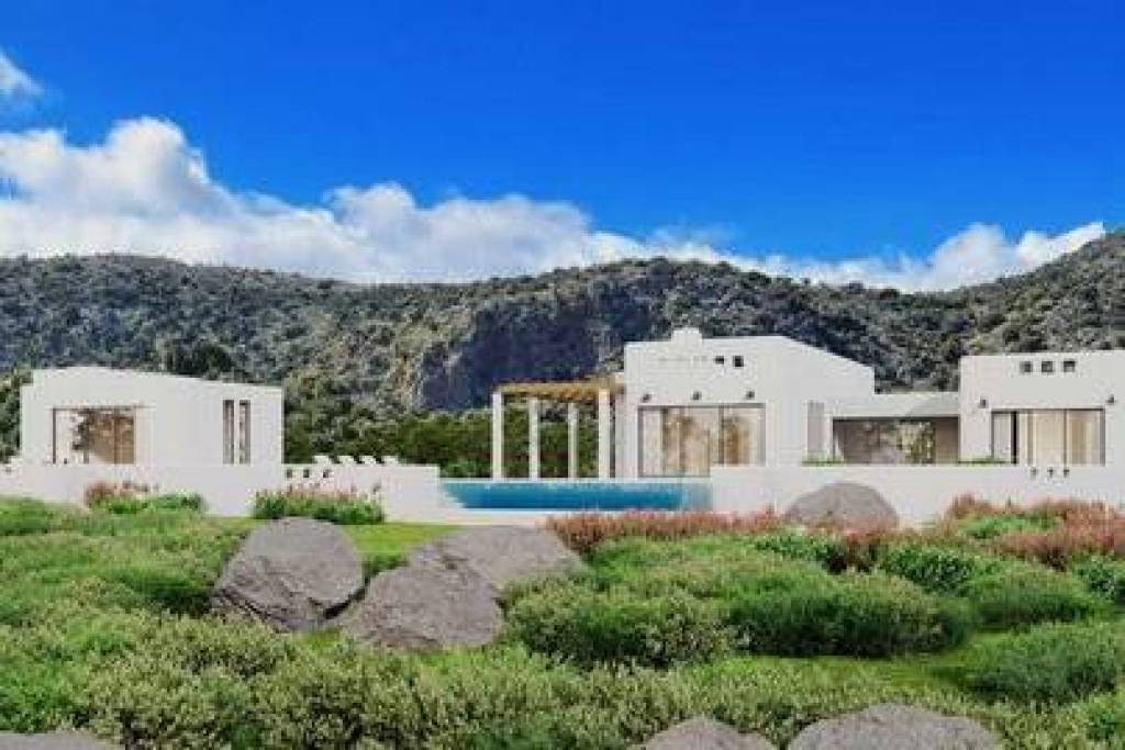 Seaview building land with building license near Agios Nikolaos