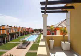 Tavira – Semi-detached 3-bedroom villa with ocean view roof terrace, private garage and garden