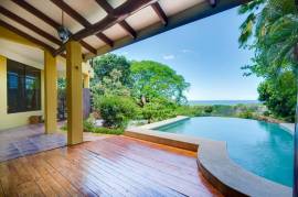 Casa Marazul: Ocean-View 5-Bedroom Home with Guest House & Infinity Pool near Playa Prieta