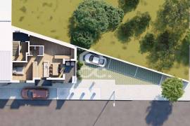 Land with approved project for a building with 3 apartments in the center of Avelar.