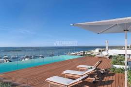 New exclusive luxury development, on the first line in front of the Olhão Marina, with stunning views of the Ria Formosa.