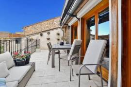 A Character Village House, Renovated Former Bakery, With 4 Bedrooms, Spacious Garage, Sunny Veranda And Courtyard With Plunge Pool.