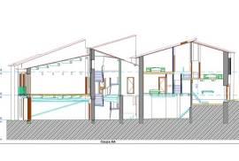 Large Stone Barn With 210 M2 Of Floor Space, In Need Of Renovation, With A Small Courtyard, Terrace And Planning Permission Granted.