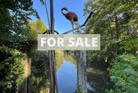 Former Water Mill with Waterfall and Body of Water Former Water Mill with Waterfall and Body of Water