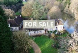 Former Water Mill with Waterfall and Body of Water Former Water Mill with Waterfall and Body of Water