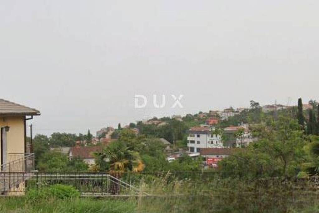 OPATIJA, MATULJI - 863 m2-es építési telek tengerre néző kilátással lakóépület építésére - kiadó apartmanok/családi házak/villa medencével