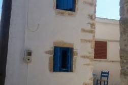 Traditional stone maisonette house with small courtyard in Armeni.