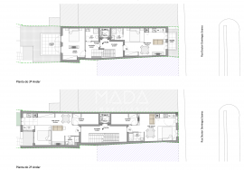 Building in the historic center with project for 7 apartments in S. Vicente, Braga