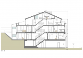 Building in the historic center with project for 7 apartments in S. Vicente, Braga