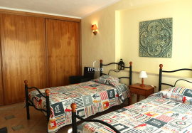 Villa with 3 bedrooms, indoor and outdoor pools, sea view in Barranco de S. Miguel