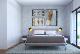 Last new 4 bedroom apartment inserted in a condominium with swimming pool located in Olhão
