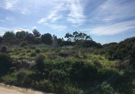 Rustic land with 9440 m2 of area and sea view located 1km from Praia da Ingrina
