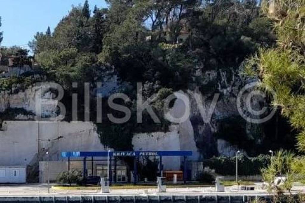 Gas station with apartment house on the island of Brač