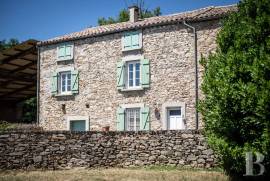 In the Montagne Noire, two farmhouses on 3 ha of garden and meadows, in the heart of unspoiled nature with a breathtaking view over the Pyrenees
