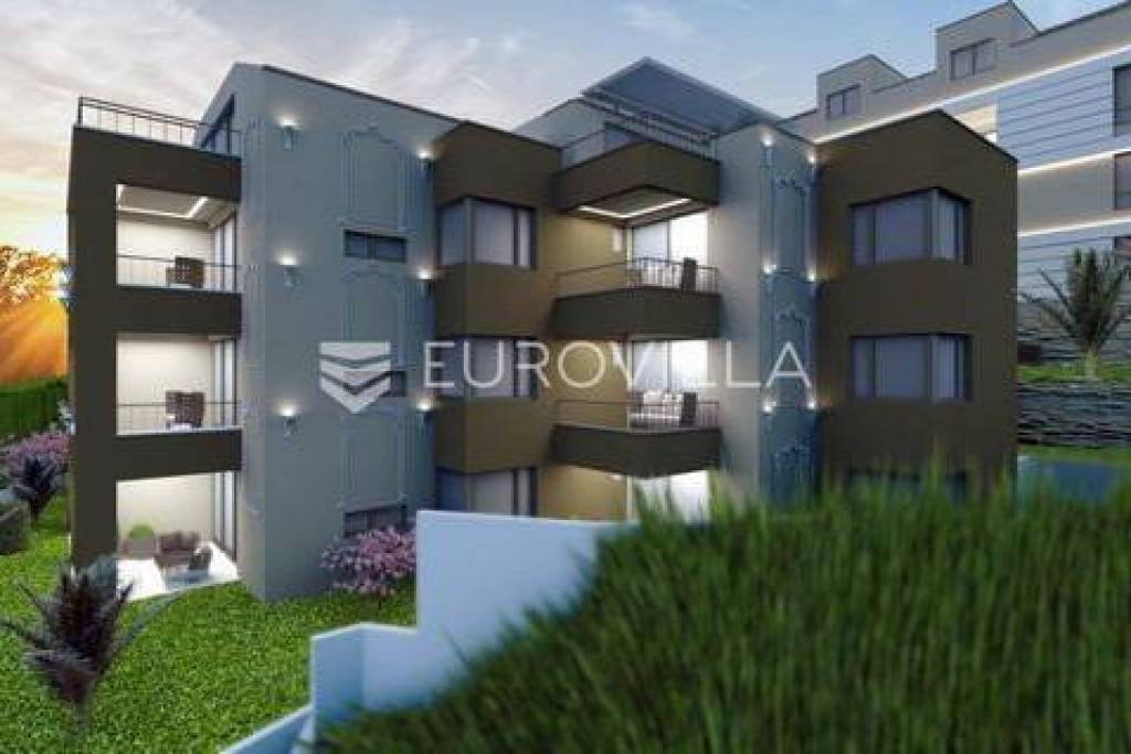 Opatija, apartment A4 on the first floor, sea view, modern new building, 66.47 m2