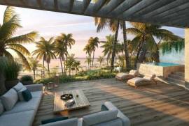 Fully furnished apartments in first line beach, Samana.