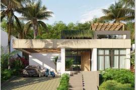 Project of 4 villas and apartments in Playa Encuentro, Cabarete