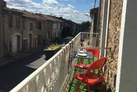 Beautiful 4 Bedroom Stone Townhouse For Sale in Douzens Aude France With Stunning Views Of the Alaric And Black