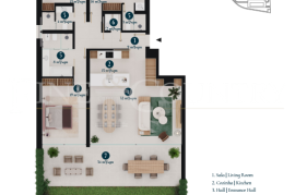 Alvor/Portimão - Contemporary 2 and 3-bedroom apartments with sea views, pool and private terraces