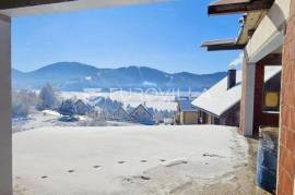 Mrkopalj, a detached house under construction with a panoramic view of the Čelimbaša ski resort