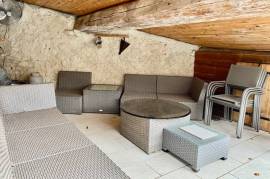 A Character Village House, Renovated Former Bakery, With 4 Bedrooms, Spacious Garage, Sunny Veranda And Courtyard With Plunge Pool.