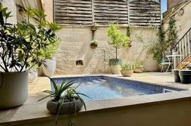 A Character Village House, Renovated Former Bakery, With 4 Bedrooms, Spacious Garage, Sunny Veranda And Courtyard With Plunge Pool.