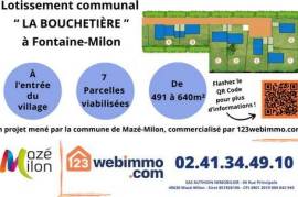 Terrain à bâtir - 632m² - Mazé-Milon