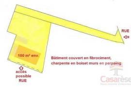 Bâtiment Hangar sur 1002m² terrain, constructible et divisible à 45400 FLEURY LES AUBRAIS