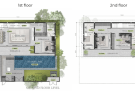 Modern 4-bedroom pool villa for sale 2 minutes from Nai Harn Beach