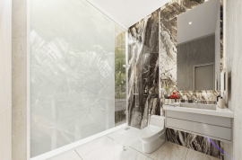 Modern 4-bedroom pool villa for sale 2 minutes from Nai Harn Beach