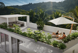 Modern 4-bedroom pool villa for sale 2 minutes from Nai Harn Beach