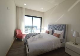 New 0+1 bedroom apartment with swimming pool, sea view and view of Albufeira Marina