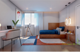 Barreiro - T2 apartments with Tagus views, terrace and parking