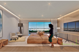 New construction, T3 apartment of 152 m2 + terrace 20 to 210 m2, parking, view of the Tagus River, Barreiro