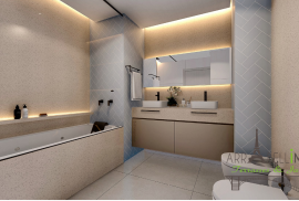 New construction, T3 apartment of 152 m2 + terrace 20 to 210 m2, parking, view of the Tagus River, Barreiro