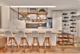 New construction, T3 apartment of 152 m2 + terrace 20 to 210 m2, parking, view of the Tagus River, Barreiro