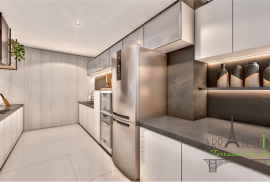 New construction, T3 apartment of 152 m2 + terrace 20 to 210 m2, parking, view of the Tagus River, Barreiro