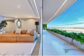 New construction, T3 apartment of 152 m2 + terrace 20 to 210 m2, parking, view of the Tagus River, Barreiro