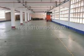 Industrial building is rented or sold.
