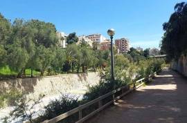 Centrally located apartment in Elche with views of the Vinalopó River.