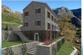 Excellent Plot of land with planning for sale in Risan Kotor