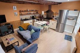 Super Cute Village House With 60 M2 Of Living Space In A Lively Village By The River.