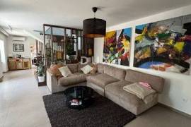 RIJEKA, KOSTRENA - modern house with panoramic views, garage and business space, 500 m from the sea