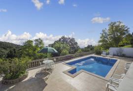 Monchique – 2 +1-bed single storey traditional cottage with pool garden and distant sea views