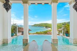 Villa Santorini: Four-level Oceanview Estate Nestled in the Hillside of Las Catalinas—Costa Rica's Premier Car-free Beach Town.